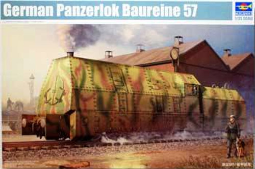Bauriehe BR52 Steam Locomotive with Tender 1/35 Trumpeter