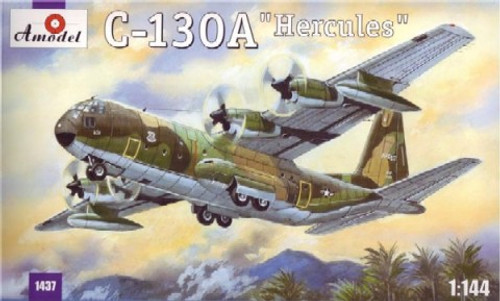C-130A Hercules USAF Tactical Transport Aircraft 1/144 A-Model