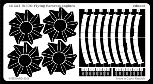 B17G Flying Fortress Engines for RMX 1/48 Eduard