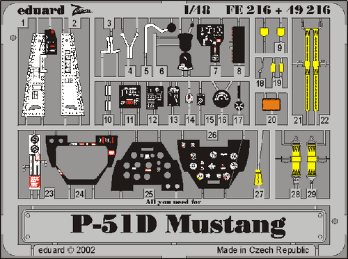 P-51D Mustang for TAM (Painted) 1/48 Eduard