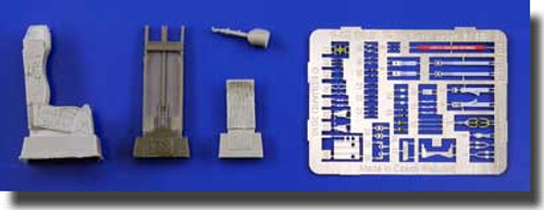 F-16 Late Seat for TAM (Photo-Etch & Resin) 1/48 Eduard