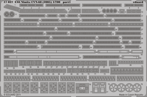 USS Nimitz CVN68 2005 for TSM 1/700 Eduard