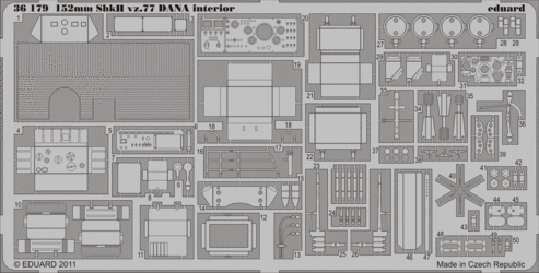 152mm ShkH vz 77 Dana Interior Detail Set for HBO 1/35 Eduard