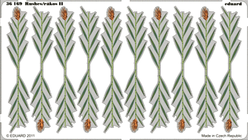 Cattail Reeds II (Rushes) (Painted) 1/35 Eduard