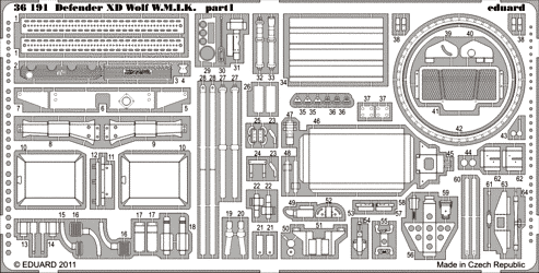 Defender XD Wolf W.M.I.K. for HBO 1/35 Eduard