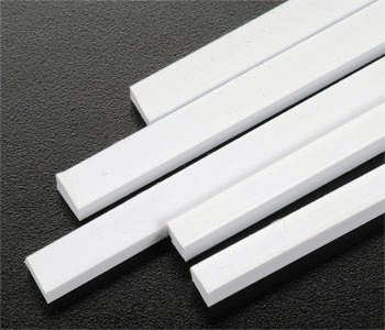 3/16 x 1/4 Rectangular Rods Styrene (5) Plastruct Supplies