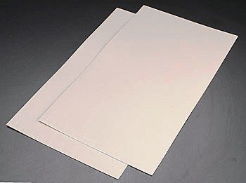 N Random Coursed Stone Plastic Pattern Sheet (2) Plastruct Supplies
