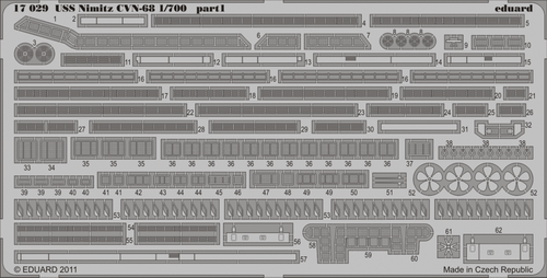 USS Nimitz CVN-68 (1975) detail set for TSM 1/700 Eduard