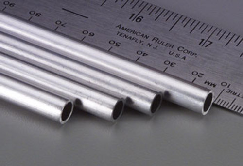 5/16"x12" Round Aluminum Tube .035 Wall K&S Engineering