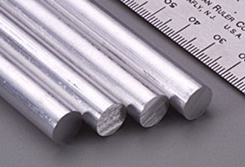 3/8"x12" Solid Aluminum Rod K&S Engineering