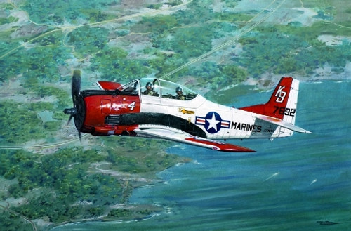 1/48 ローデン T-28Cトロージャン & オプションパーツ Roden 1/48 T-28 Trojan, by Tom Cleaver