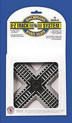90 Degree Crossing w/Adapter Sections Nickel Silver Track (1/Cd) N Bachmann Trains