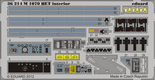 M 1070 HET Interior for HBO 1/35 Eduard