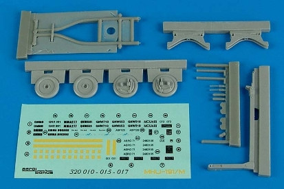 MHU191/M Munition Transporter w/Aero 58 Adapter 1/32 Aerobonus