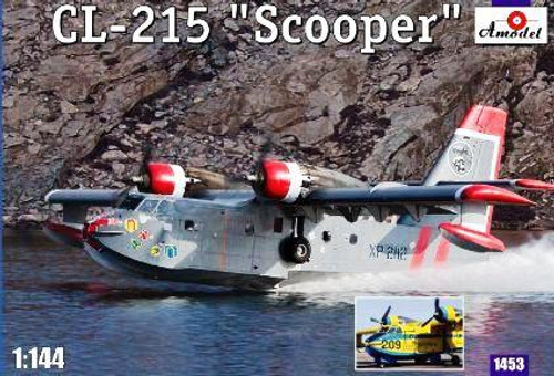 CL-215 Scooper Firefighting Amphibious Aircraft 1/144 A-Model