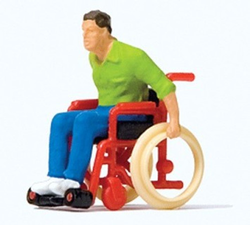 Man in Wheelchair HO Preiser Models