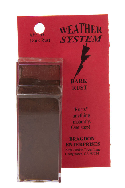 2oz. Large Weathering Color Dark Rust Bragdon Enterprises