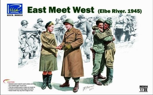 East Meets West Figure Set Elbe River 1945 1/35 Riich