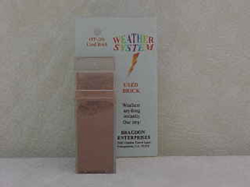 2oz. Large Weathering Color Used Brick Bragdon Enterprises