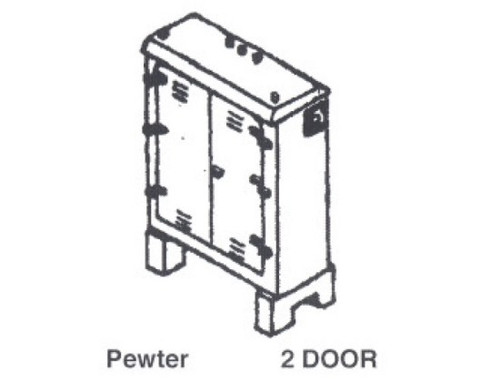 Electric Relay Cabinet (2 Dr) HO Details West