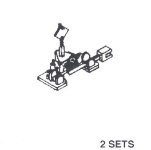 Ground Throw Switch (2) HO Details West