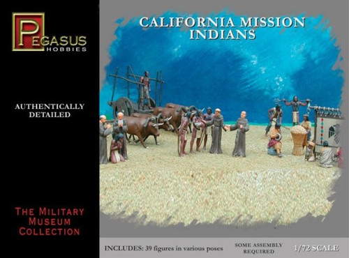 California Mission Indians Set #1 (39) 1/72 Pegasus