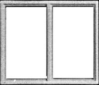 2-Vertical Pane Sliding Windows (3) HO Pikestuff