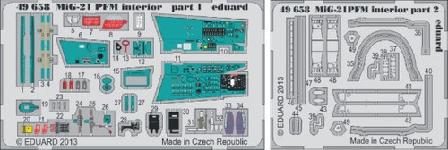 MiG21 PFM Interior for EDU (Painted) 1/48 Eduard