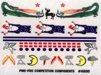 Fantasy Wizard, Dragon, etc Mini Decals Pine-Pro