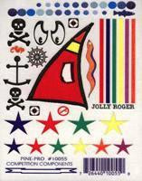 Jolly Roger Pirate Decals Pine-Pro