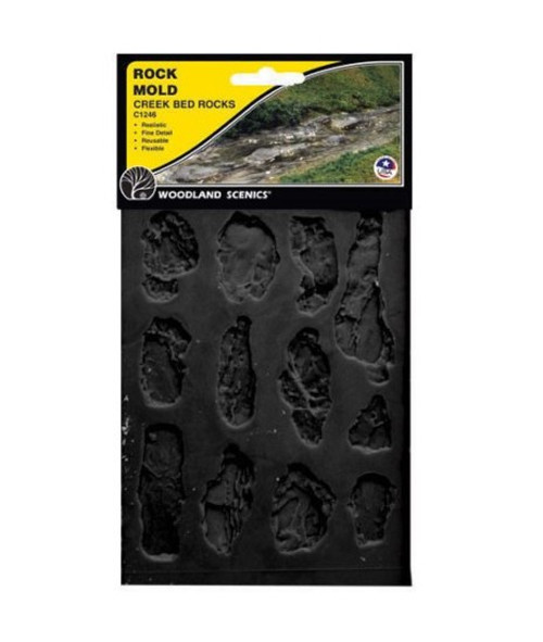 Creek Bed Rock Mold Woodland Scenics