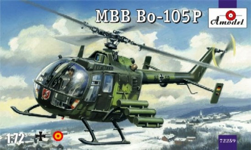 MBB Bo-10P Military Helicopter 1/72 A-Model