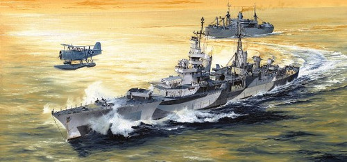 USS Indianapolis CA-35 Heavy Cruiser 1944 1/350 Trumpeter