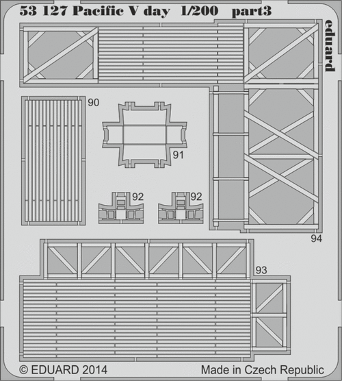 Pacific V-Day Figures for RSM (Painted Self Adhesive) 1/200 Eduard