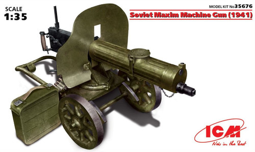 Soviet Maxim Machine Gun 1941 1/35 ICM Models