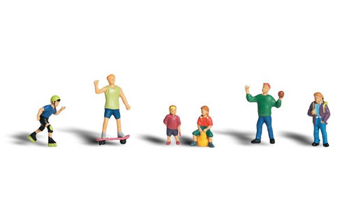Scenic Accents Kids at Play HO Scale Woodland Scenics