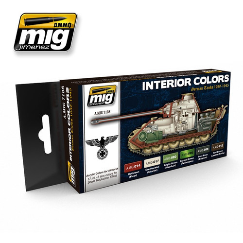 Interior Colors: German Tanks Ammo of Mig Jimenez