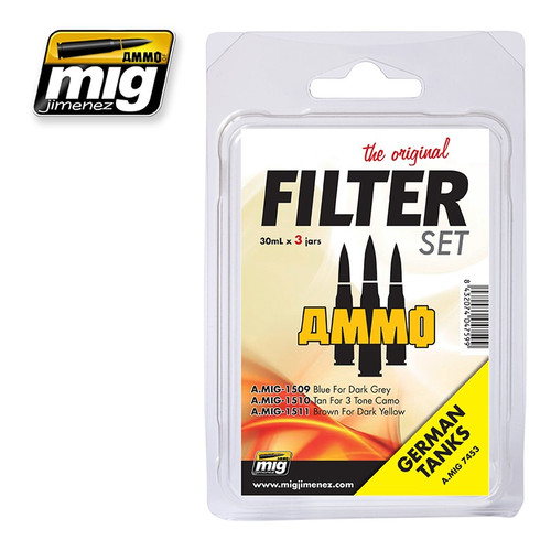 Filter Set for German Tanks Ammo of Mig Jimenez