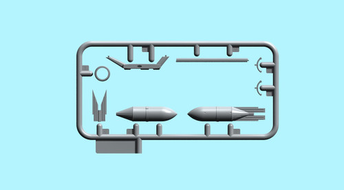 Hs 126A-1 Condor Legion Reconnaissance Plane with Bomb Rack 1/48 ICM Models