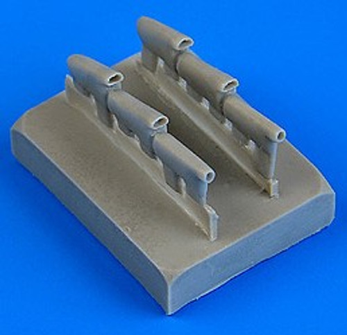 Defiant Mk I Exhaust Rounded for AIR 1/72 Quickboost
