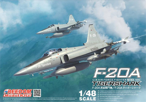 1/48 USAF TF-20B TIGERSHARK タイガーシャーク Amazon | フリーダムモデルキット 1/48 F-20B/N タイガー