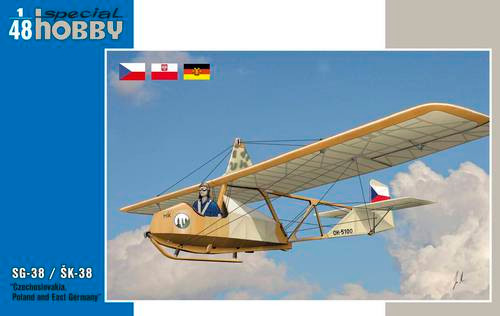 SG 38 Schulgleiter/SK 38 Komar Glider Czechoslovakia, Poland & E. Germany Markings 1/48 Special Hobby