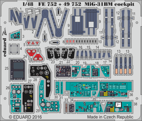 MiG-31BM for AGK 1/48 Eduard