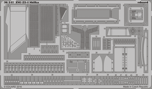 ZSU23-4 Shilka for MGK 1/35 Eduard