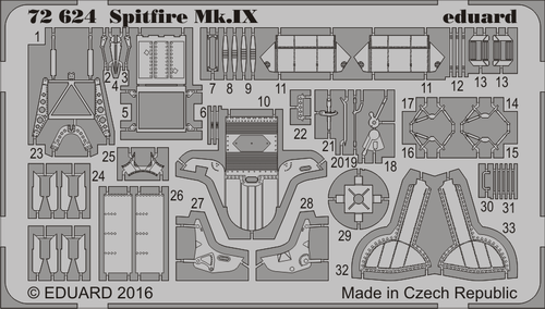 Spitfire Mk IX for EDU 1/72 Eduard