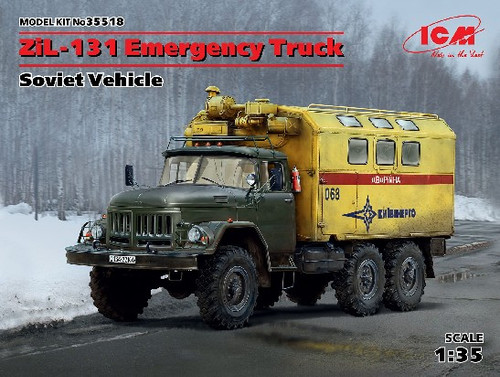 Soviet ZiL-131 Soviet Emergency Army Truck 1/35 ICM Models