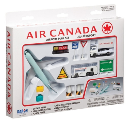 Air Canada Die Cast Playset (12pc Set) Real Toy