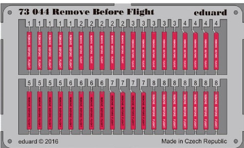 Remove Before Flight Steel (Painted) 1/72 Eduard