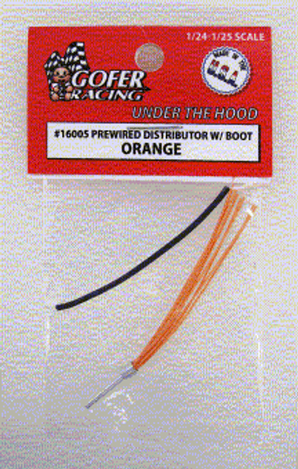 Orange Prewired Distributor w/Plug Boot Material 1/24-1/25 Gofer Racing Decals