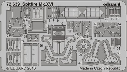 Spitfire Mk XVI for EDU 1/72 Eduard